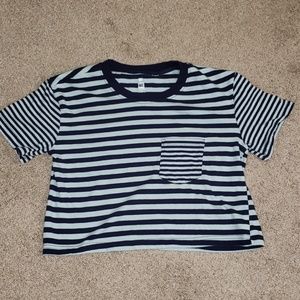 PacSun Striped Crop Top